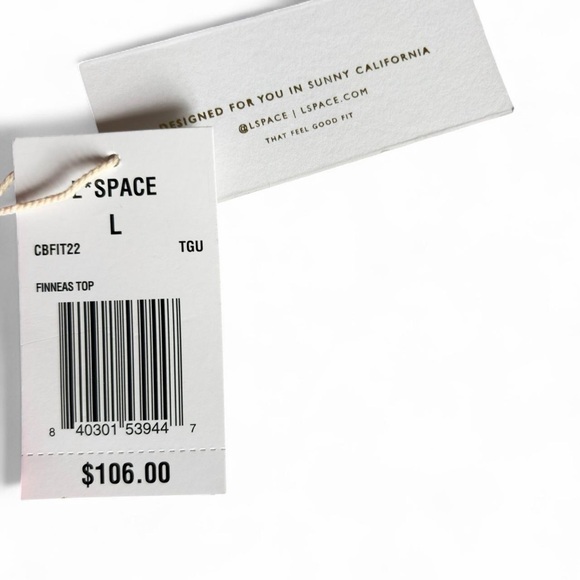 L*Space NWT Finneas Bikini Top Guava Large - Picture 5 of 6